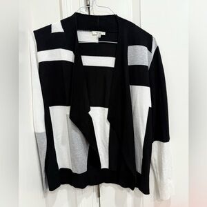 Essentials Monochrome Block Cardigan